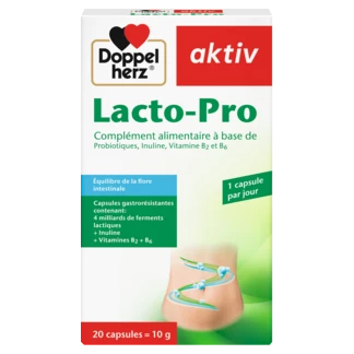 Illustration of the product packaging Doppelherz aktiv Lacto-Pro front view